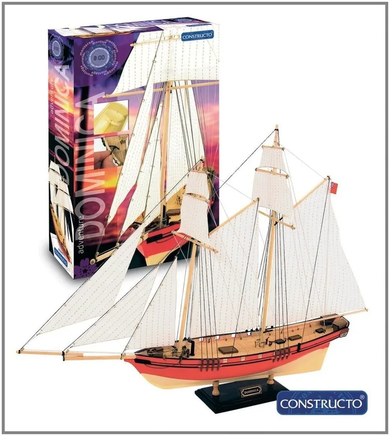80565 1/88 DOMINICA - HAZIR GÖVDELİ - AHŞAP TEKNE