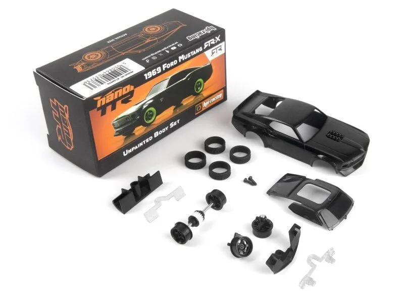 1/64 nano-TTR 1969 Ford Mustang RTR-X Boyasız Kaporta