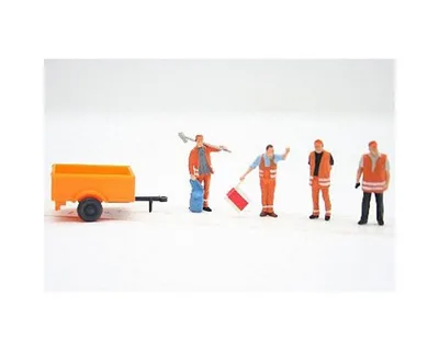 Preiser 10347 1/87 Ölçek yol yapımı çalışanları Figürleri