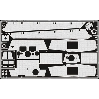 EDUARD 35699 1/35 Zimmerit King Tiger Henschel FOR