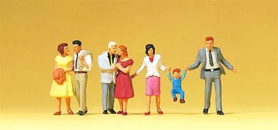 Preiser 10514 1/87 Ölçek gehende paare Figürleri