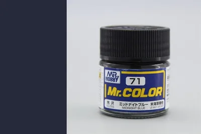Gunze C071 10 ml. Midnight Blue, Mr.Color Serisi Maket Boyası