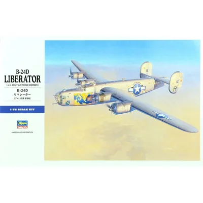 Hasegawa E28 01558 1/72 Ölçek B-24D Liberator Savaş Uçağı Plastik Model Kiti