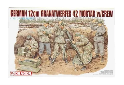 Dragon 6090 1/35 Ölçek Alman Havan Topçu Askerleri Figürleri Plastik Model Kiti