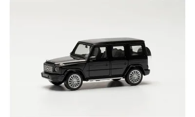 Herpa 420488-003 1/87 Ölçek MB G-Klasse AMG Cip, Siyah, Sergilemeye Hazır Model Araç
