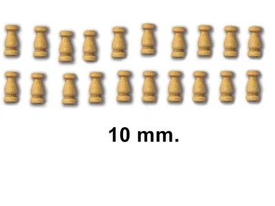 80019 KOLON-20 ADET-AHŞAP - 10 MM.