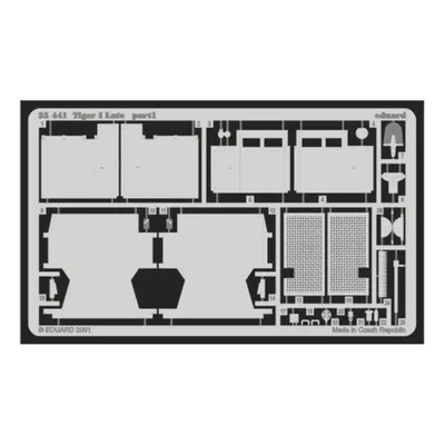 EDUARD 35441 1/35 Tiger I late FOR TAMIYA Maket De