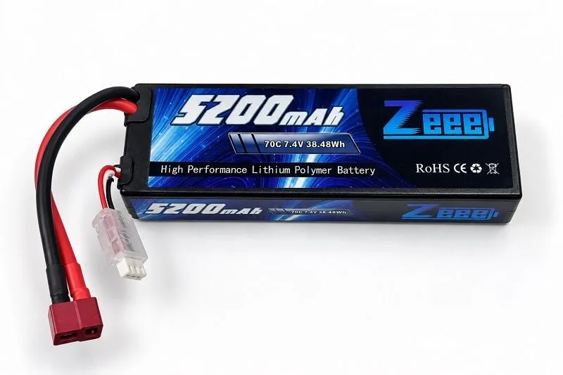 7.4V 2s 5200mah 70C Hardcase Lipo Batarya