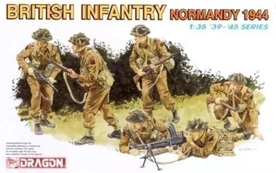 Dragon 6212 1/35 Ölçek İngiliz Piyade (Normandiya 1944) Asker Figürleri Plastik Model Kiti
