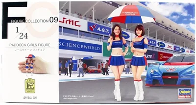 Hasegawa FC09 29109 1/24 Ölçek Padok Kızları Figürleri Plastik Model Kiti
