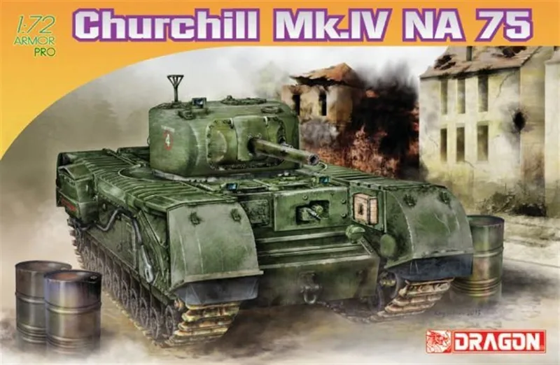 Dragon 7507 1/72 Churchill Mk.IV NA 75 Tank Maketi