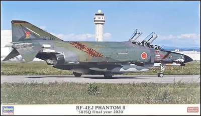 Hasegawa 02322 1/72 Ölçek RF-4EJ (501.sq final year) Savaş Uçağı Plastik Model Kiti
