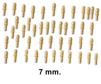 80003 BAĞLAMA DİREĞİ-20 ADET-AHŞAP - 7 MM.