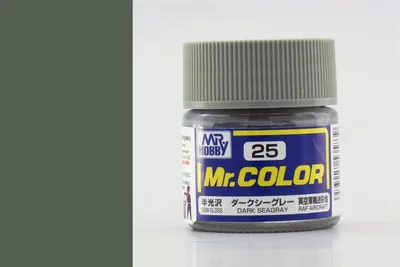 Gunze C025 10 ml. Dark Seagray, Mr.Color Serisi Maket Boyası