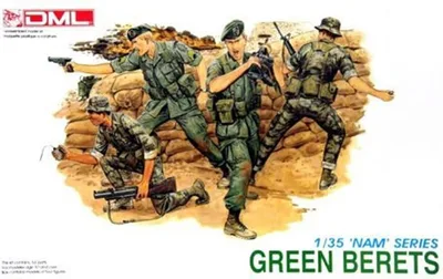Dragon 3309 1/35 Ölçek Yeşil Bereliler Asker Figürleri Plastik Model Kiti