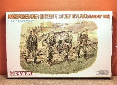 Dragon 6124 1/35 Ölçek Panzergrenadier Tümeni (Karaçev 1943) Asker Figürleri Plastik Model Kiti