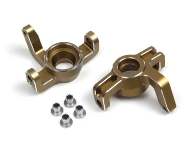 Aluminum Steering Spindle Set (Gold/Left/Right) Quantum 2