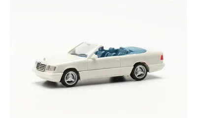 Herpa 420990 1/87 Ölçek MB 320CE-24 Cabrio, Beyaz, Sergilemeye Hazır Model Araç