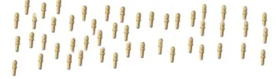 80002 BAĞLAMA DİREĞİ-20 ADET-AHŞAP - 8 MM.