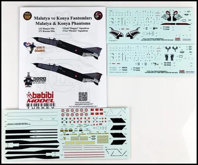 Babibi DDT01024 1/72 Korsan ve Hançer Filo, Dekal Çıkartma Seti