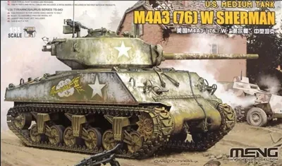 1/35 U.S. Medium Tank M4A3 (76) W