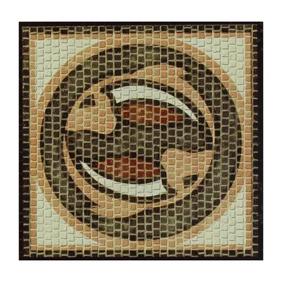Domenech 2203 Balık Burcu Simgesi, 20x20 Cm. Demonte Mozaik Taş Puzzle