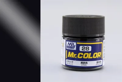 Gunze C028 10 ml. Steel, Mr.Color Serisi Maket Boyası
