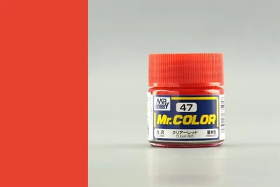 Gunze C047 10 ml. Clear Red, Mr.Color Serisi Maket Boyası