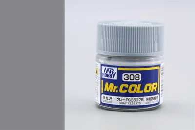 Gunze C308 10 ml. Gray FS36375, Mr.Color Serisi Maket Boyası