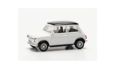 Herpa 421058 1/87 Ölçek Mini Cooper Klasik, Beyaz, Sergilemeye Hazır Model Araç