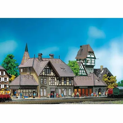 Faller 212111 1/160 Schwarzburg İstasyonu Demonte Plastik Maketi