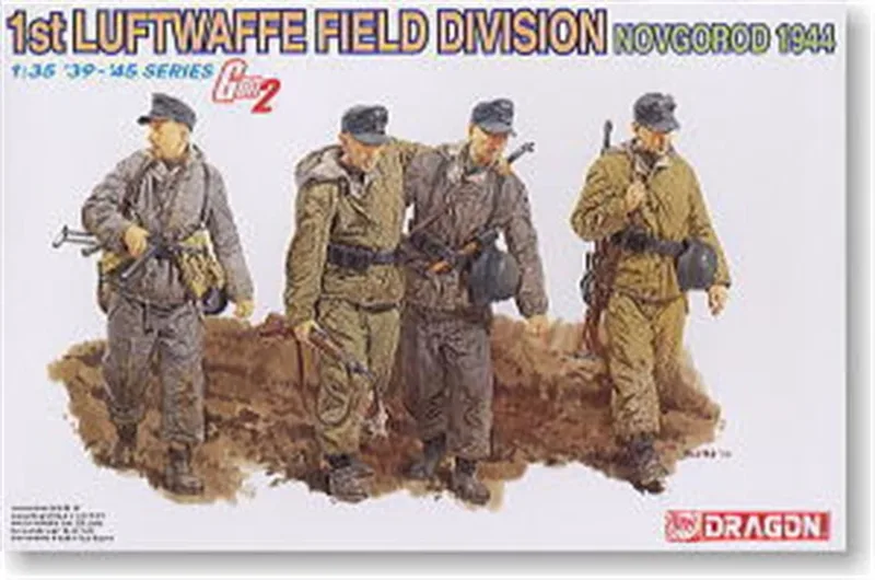 Dragon 6274 1/35 Ölçek 1.Luftwaffe Piyade Tümeni (Novgorod 1944) Asker Figürleri Plastik Model Kiti