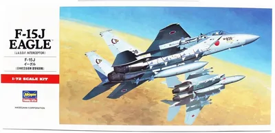 Hasegawa C7 01337 1/72 Ölçek F-15J Eagle Savaş Uçağı Plastik Model Kiti