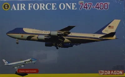 Dragon 14703 1/144 Ölçek Boeing 747-400 (Air Force One) Yolcu Uçağı Plastik Model Kiti