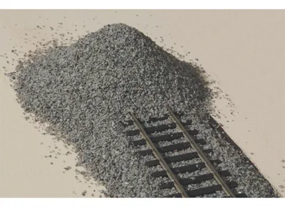 55713 1/87 BALLAST FOR TRACKS GRAY