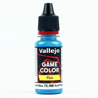 Vallejo 72160 18 ml. Fluorescent Blue, Game Color Serisi Model Boyası
