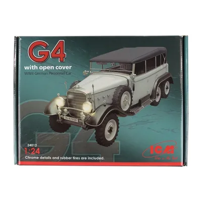 24012 SCALE 1:24-TYP G4 WİTH OPEN COVER, WWII GERM