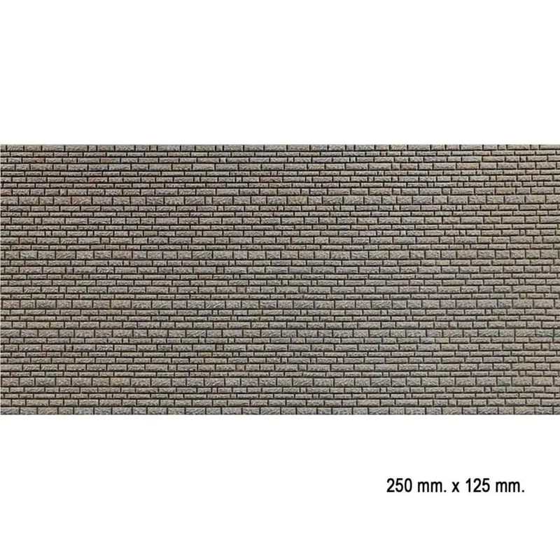 Faller 170602 1/87 Doğal, Örme Taş Duvar Desenli Dekor Levhası - 25 X 12,5 Cm.
