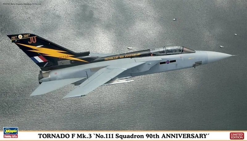 Hasegawa 01959 1/72 Ölçek Torndo F Mk.3 No.111.sq (Limited Edition) Savaş Uçağı Plastik Model Kiti