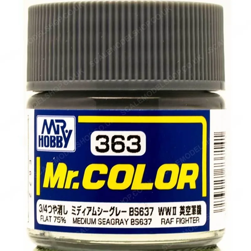 Gunze C363 10 ml. Medium Seagray BS637, Mr.Color Serisi Maket Boyası