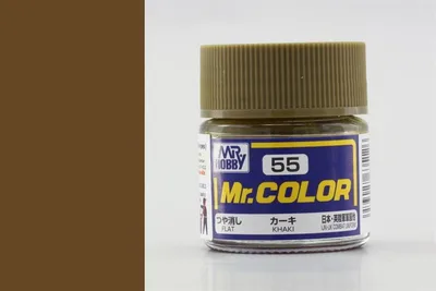 Gunze C055 10 ml. Khaki, Mr.Color Serisi Maket Boyası