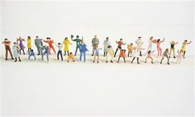 Preiser 14414 1/87 Ölçek volksfestbesucher. 30 figuren Figürleri