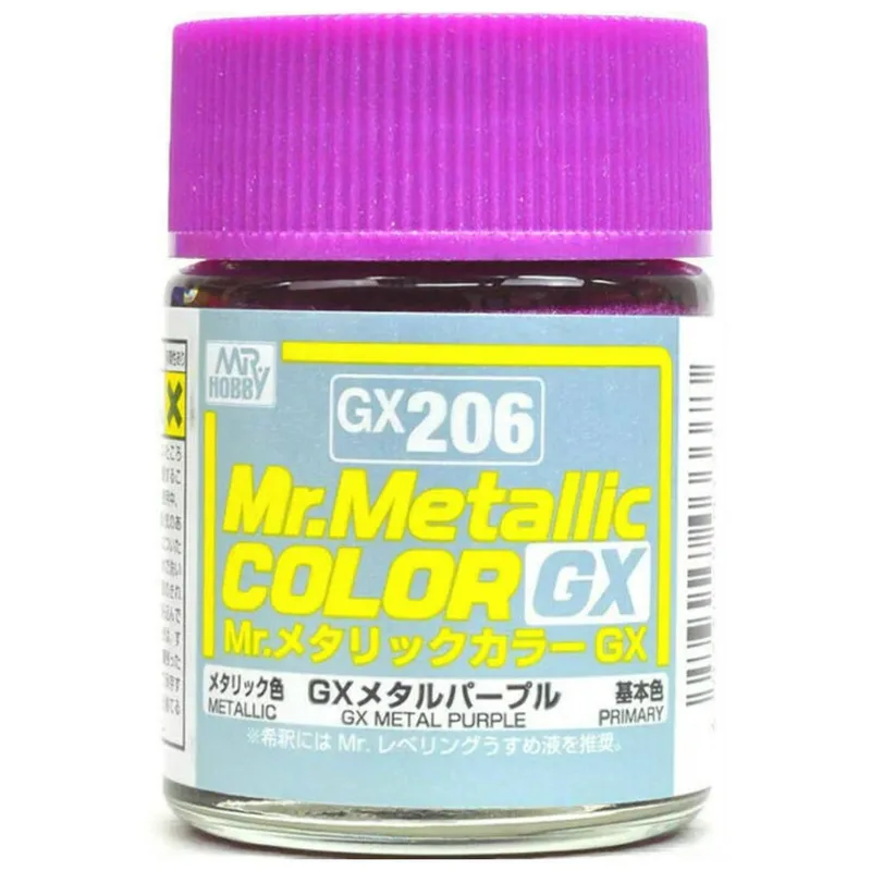 Gunze GX206 18 ml. Metallic Purple, Mr.color Serisi Model Boyası