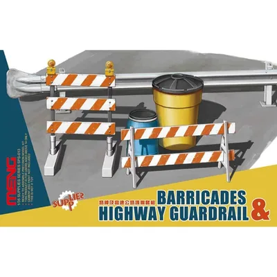 SPS013 1/35 SPS-013 BARRİCADES & HİGHWAY GUARDRAİL