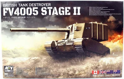 AFV Club AF35405 1/35 FV4005 Stage2 British Tank Vurucu Demonte Plastik Maketi