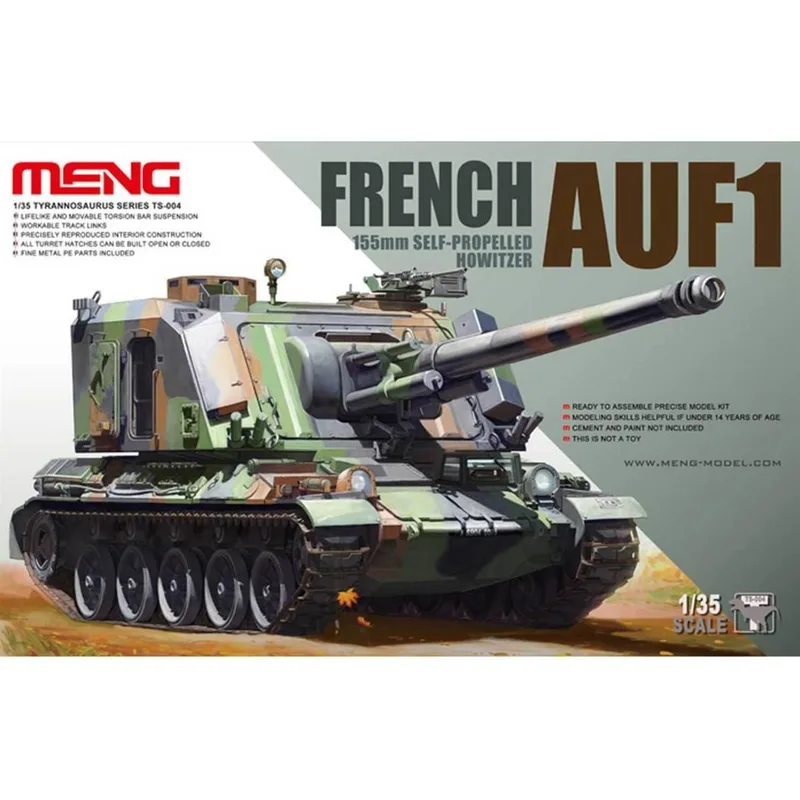 TS004 1/35 FRENCH AUF1 155MM SELF-PROPELLED HOWİTZ