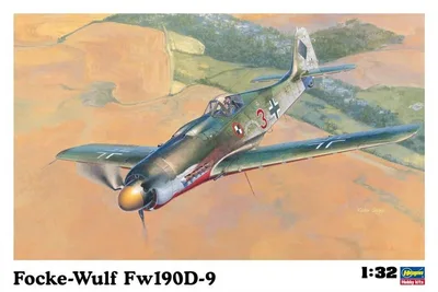 Hasegawa ST19 08069 1/32 Ölçek Focke-Wulf Fw190D-9 Savaş Uçağı Plastik Model Kiti