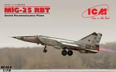 72172 MiG-25 RBT, Soviet Reconnaissance Plane (100