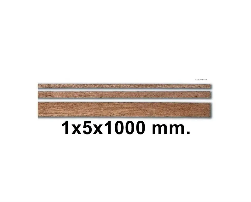 80143 AHSAP CITA- DARK BROWN SAPELLY-1X5X1000 MM-10 ADET
