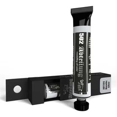 AK Interactive ABT205 Metallic Silver, 20 ml. Yağlı Boya